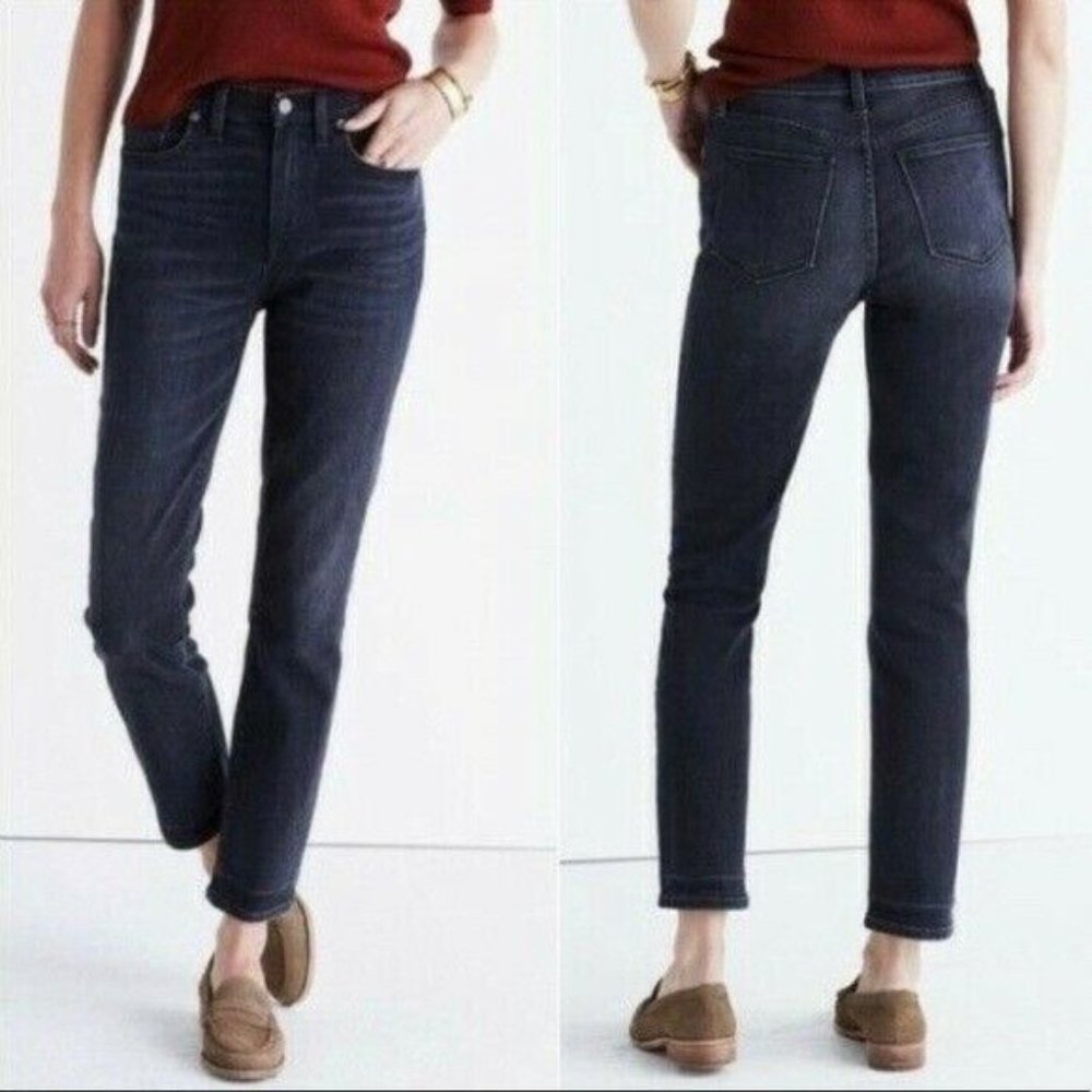 Madewell 28T Cruiser Straight Jean High Rise Black